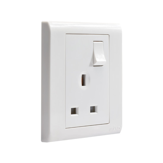 فيش 13أمبير ( 13A 1 GANG SWITCHED SOCKET OUTLET DP )