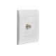 فيش دش+تلفون ( 2GANG SATELLITE&TELEPHONE SOCKET)