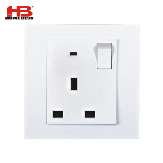 فيش 13أمبير  ( 13A 1 GANG  SWITCHED SOCKET WITH NEON DP )